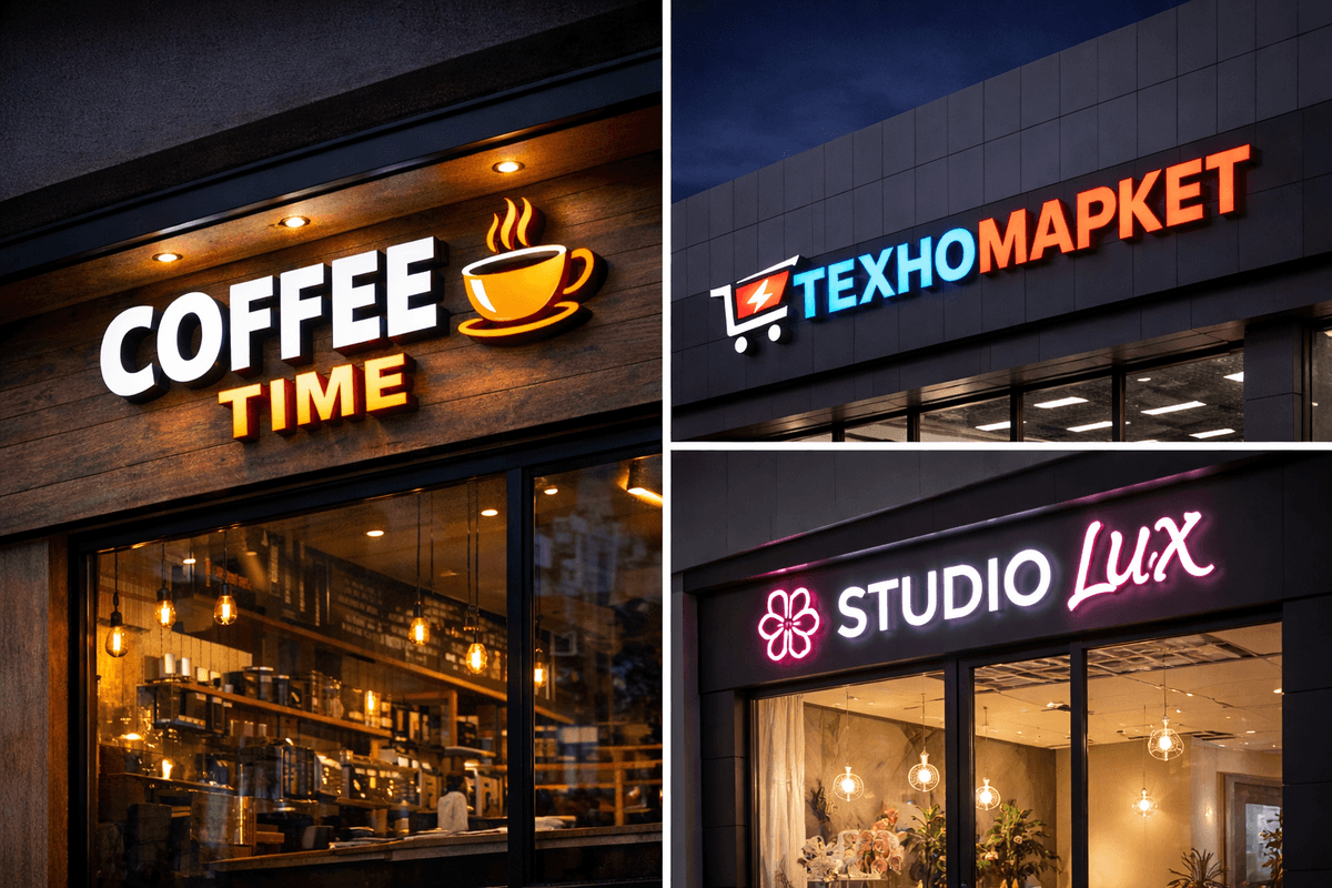 Вывеска магазина